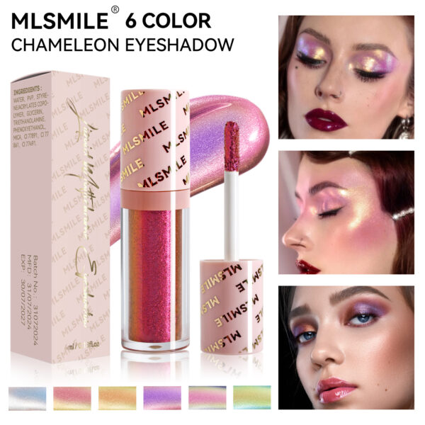 MLSMILE Easy-Apply Chameleon Liquid Eyeshadow Color Shifting & Long Lasting Makeup Transforming Colors for Mesmerizing Eyes